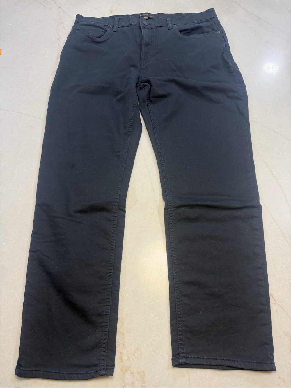 Banana Republic Mens Straight Leg Chino Pants Navy Blue Size 38x30